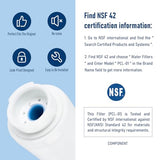 PERCOLA 9084 Water Filter, NSF 42, 53 & 401 Certified Filter Replacement for Kenmore 9084, 469084, 9006, 46-9006, 9005, 469005, 9992, 469992, 469992P (3 Pack)