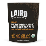 Laird Superfood Organic Performance Mushroom Blend with Chaga, Cordyceps, Lion's Mane and Maitake for Energy and Cognition, 3.17 oz. Bag, Pack of 1