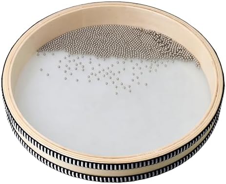 Bstinay Natural Color 10" Wave Bead Ocean Drum Musical Instrument Percussion