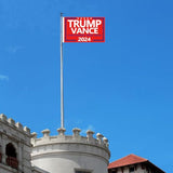 WENWELL Donald Trump and JD Vance 2024 Flags 3x5 Ft,Make America Great Again Trump Vance '24 Presidential Campaign Banners flag for car Boat Outdoor,2-Pack,1 Blue & 1 Red Flag with 2 Brass Grommets Each