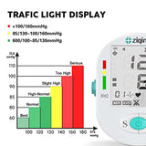 Blood Pressure Monitors, Bp Monitor - Blood Pressure Machine Large Cuff Upper Arm Cuff 8.7''-17.3'', Large Screen, 2 Users Total 198 Memories, White