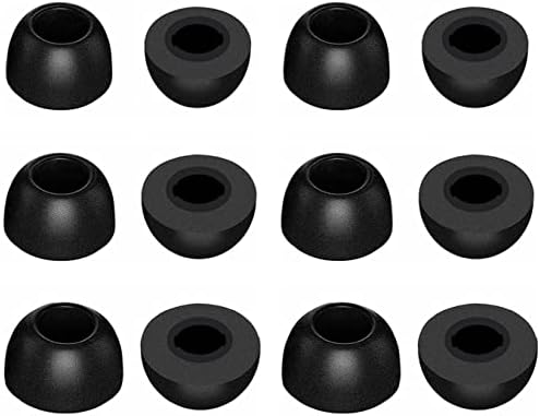 ALXCD Foam Eartips Compatible with Beats Fit Pro, S/M/L 3 Sizes 6 Pairs Soft Memory Foam Earbuds Tips Replacement Ear Tips, Compatible with Beats Fit Pro, 6 Pairs Black