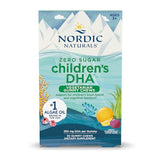 Nordic Naturals Zero Sugar Children’s DHA Vegetarian Gummy Chews - Passion Fruit Lemon Flavor - 30 Gummies - Vegan Algae Oil Omega-3 Supplement for Kids Brain & Cognition Support - 30 Servings