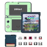 208 in 1 Classic Super Combo Game Cartridge, Retro Game Pack Card with 208 Games, Compatible with Various Consoles