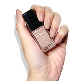 LONDONTOWN Taupe Brown Glossy Nail Polish, Café Au Lait lakur, Vegan Chip-Resistant Long-Lasting Nail Lacquer, Café Au Lait