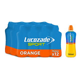 Lucozade Sport Isotonic Drink Orange Flavour with Sugars and Sweetener - 750ml |Pack of 12