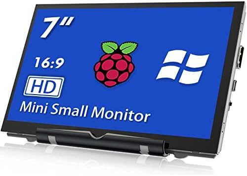 Raspberry Pi Screen 7 Inch HDMI Monitor 800x480 LCD Screen Display Mini Small Monitor for Raspberry Pi 4/3/2/Zero/B/B+ Win11/10/8/7 (Non-Touch), Driver Free