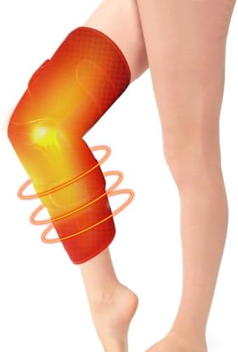 Heated Leg Warmer, Electric Heating Pad for Thigh & Knee & Calf Therapy Heated Knee Brace Calf Warmer for Better Circulation, Pain Relief, Adjustable Size