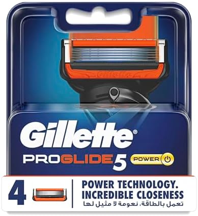 Gillette 81307362 Fusion ProGlide Power Pack of 4 Blade Pack
