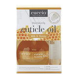 Cuccio Naturale Cuticle Revitalizing Oil Set - Provides Intense Hydration - Replenishes And Strengthens Nails - Promotes Healthier Skin - Easy To Use Rollerball Applicator - Milk And Honey - 2 Pc