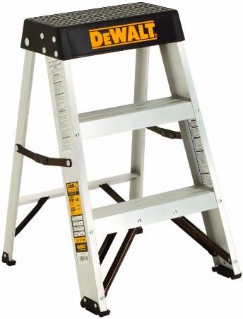 DeWalt DXL2010-02 2-Foot Step Stool Industrial, 2-Feet, Silver