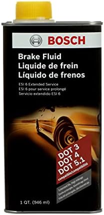 BOSCH ESI6-32N Brake Fluid (Direct Replacement for DOT 3, DOT 4, and DOT 5.1) - 1 Quart