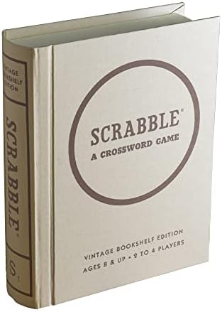 WS Game Company Scrabble Vintage Bookshelf Edition