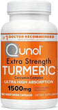 Turmeric Curcumin Supplement, Turmeric 1500mg with Ultra High Absorption, Joint Support Supplement, Extra Strength Turmeric Capsules, 180 Count (Pack of 1)