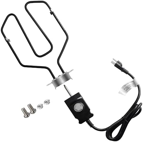 Upgrade Universal 1650W 15A Electric Smoker Heating Element Kits with Adjustable Thermostat Controller Compatible with Masterbuilt, Smoke Hollow,Char Broil,Dyna-Glo,Cuisinart and Most Electric Smokers