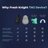 FRESH KNIGHT TMJ Massager | TMJ Relief Products Jaw | Jaw Massager and TMJ Massage Tool for Pain Relief, Stiff Jaw, Tension, Stiffness, and Headaches
