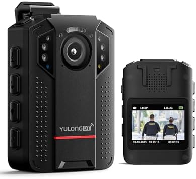 Body Cam,2K Quad HD Body Cameras with Audio and Video Recording,128G Body Camera,Night Vision,Loop Recording,IP67 Waterproof,3300mAh Battery for Police,Personal,Civilians,Law Enforcement