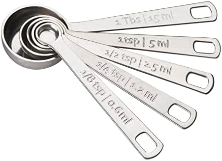 Le Creuset Stainless Steel Measuring Spoons, Set of 5