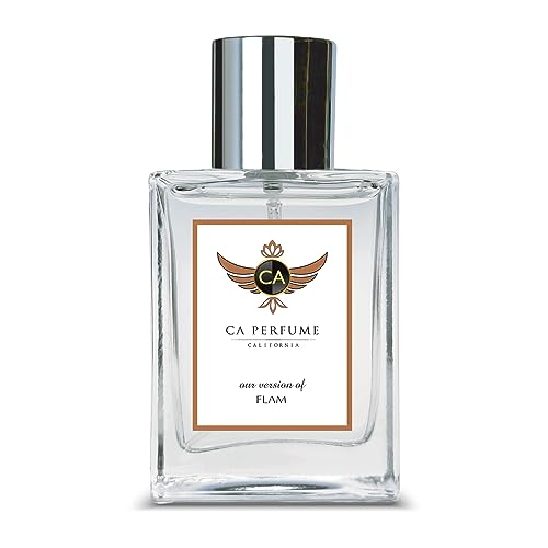 CA Perfume Impression of Flam For Women & Men Replica Fragrance Dupes Eau de Parfum Spray Bottle 1.7 Fl Oz/50ml-X1