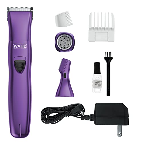 Wahl Pure Confidence Rechargeable Electric Trimmer, Shaver, & Detailer for Smooth Shaving & Trimming of The Face, Underarm, Eyebrows, & Bikini Areas – Model 9865-100