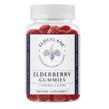 Elderlane Elderberry Gummies for Adults and Kids - Vitamin C and Zinc – Sambucus Nigra Black Elderberry Immune Support - Non-GMO, Vegan, Gluten-Free, Gelatin-Free - 60ct, 100mg Elderberry