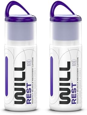 Magnesium Lotion for Sleep I Nightly Topical Magnesium Cream for Relaxation I Vitamin D & Lavender Lotion for Better Sleep & Relief I 3 Fl oz (2 Pack)