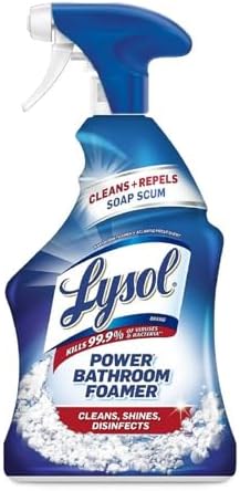 Lysol - 1920090036 Power Bathroom Cleaner Spray, 132oz, Pack of 6 (Packaging May Vary)
