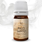 Sz Essentials - Palo Santo Essential Oil - 100% Pure and Undiluted - Extracted from Peruvian Holy Wood - Rich & Woody Scent, with Fresh Overtones - Therapeutic Grade & Vegan - 0.17oz (5ml)