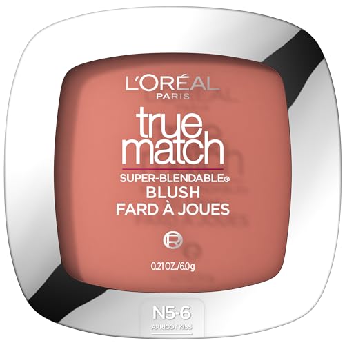 L'Oreal Paris True Match Super-Blendable Powder Blush, Apricot Kiss, 0.21 Oz (Packaging May Vary)