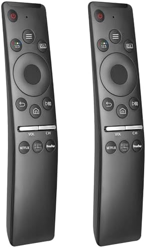 (Pack of 2) Universal Remote fits for Samsung TV Remote Replacement, Compatible with Samsung LED LCD QLED 4K 8K UHD 3D HDTV HDR Frame Curved Crystal Smart TVs (NO Voice Function)
