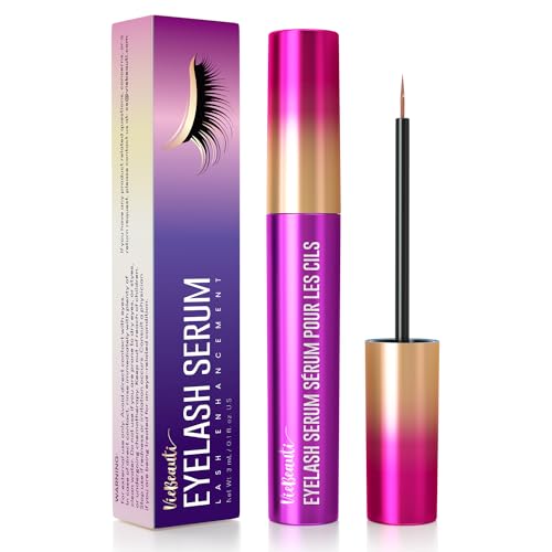 VieBeauti Premium Eyelash Growth Serum: Lash Enhancing Serum with Advanced Formula to Boost Longer Fuller and Thicker Luscious Lashes 0.1 Fl. Oz., Purple