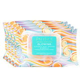 Pacifica Beauty | Glowing Makeup Remover Wipes | Gycolic Acid, Coconut Water, Aloe Infused | Daily Cleansing + Exfoliating | Clean Skin Care | Plant Fiber Facial Towelettes | 4 Count | Vegan