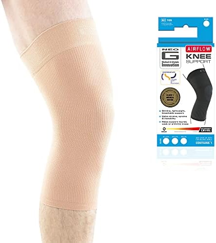 Neo-G Knee Sleeve for Daily wearing, Sports - Good for Sprains, Strains, Weak Muscles - Knee Sleeves for Men Women - Airflow