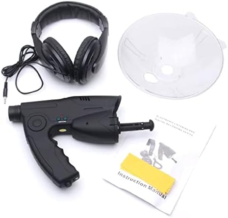 Parabolic Microphone Monoculars - Listening Device for Spying - 8 Magnification Monocular Sound Amplifier - 300 Feet Birds Listening
