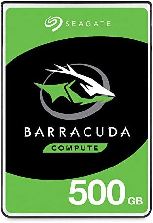 Seagate 500GB BarraCuda SATA 6Gb/s 128MB Cache 2.5-Inch 7mm Internal Hard Drive (ST500LM030) (Renewed)