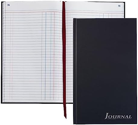 Adams Journal, Hard Bound Textured Cover, 7.5 x 12.25 Inches, 150 Acid Free Pages, Navy (ARB712J1M), Navy