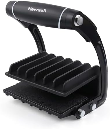 Newdeli Plywood Carrier Professional Panel Carrier Drywall Carrying Tool Plywood Lifting Tool for Wood, Synthetic Cement Board, Sheet Board, Padded, Drywall - Clamping Thickness up to 1 inch