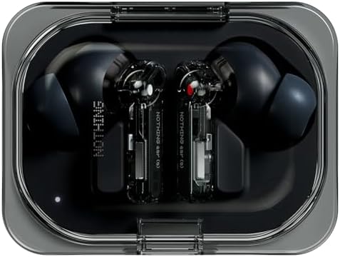 Nothing Ear (a) Wireless Earbuds with ChatGPT Integration, 45dB Hybrid Noise Cancelling Earbuds, Hi-Res Audio, Advanced Equaliser, Dual Connect, 6 Mics,42.5H Playtime Ear buds Wireless Bluetooth Black
