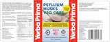 Yerba Prima Fiber Psyllium Husks - 180 Veg Caps