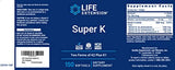 Life Extension Super K, 150 Softgels, with Vitamin K1 and K2 - MK4 & MK7