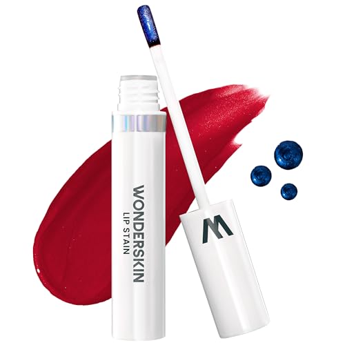 Wonderskin Wonder Blading Lip Stain Peel Off Masque - Long Lasting, Waterproof and Transfer Proof Red Lip Tint, Matte Finish Peel Off Makeup (Divine Masque)