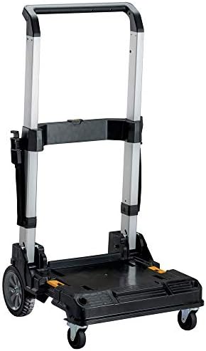 DEWALT TSTAK Trolley Cart with Handle, Swivel 360°, Capacity of Up to 200 lbs (DWST17888)