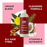 Folimax Biotin Shampoo for Thinning Hair - Thickening Shampoo with Biotin Zinc and Rosemary Oil for Hair Growth - Vegan Sulfate and Paraben Free Volumizing Shampoo for Fine Hair (Sandalwood Scent)