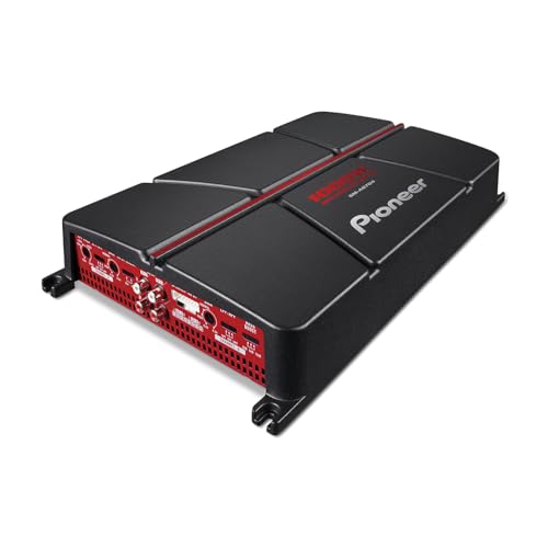 Pioneer GM-A6704 4-Channel Bridgeable Car Amplifier - 1000W Max Power, Class AB