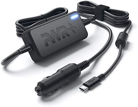USB C CAR Charger for Dell Latitude, XPS, Precision, Inspiron, Chromebook - UL Listed, Long Power Cord