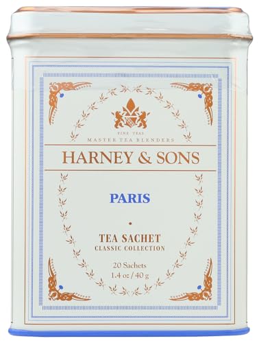 Harney & Sons Black Tea, Paris, 20 Sachets (Pack of 2)