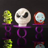 Imaginings 3 The Nightmare Before Christmas Lollipop Rings, Individually Wrapped Decorated Suckers, Halloween 2024 Candy, 18 Count