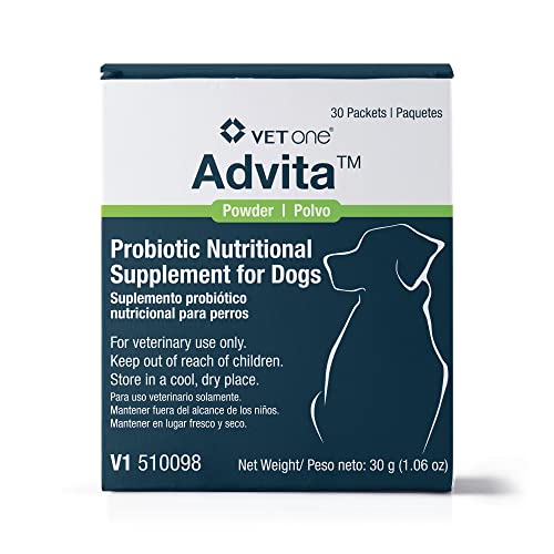 VetOne Advita Probiotic Nutritional Supplement for Dogs - 30 Packets