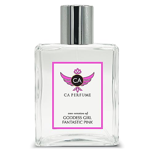 CA Perfume Impression of Carolin Goddess Girl Fantastic Pink For Women Replica Fragrance Dupes Eau de Parfum Spray Bottle 3.4 Fl Oz/100ml-X1