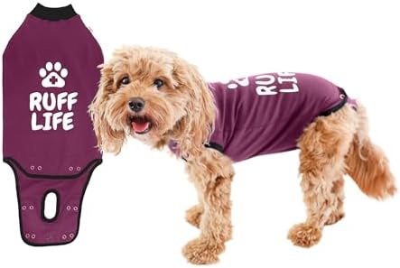 BellyGuard Recovery Suit for Dogs, After Surgery Dog Recovery Suit Female and Male, Soft Cotton Dog Surgery Suit Female Spay, Dog Surgical Recovery Suit Male Neuter, Comfy Surgical Onesie for Dogs.